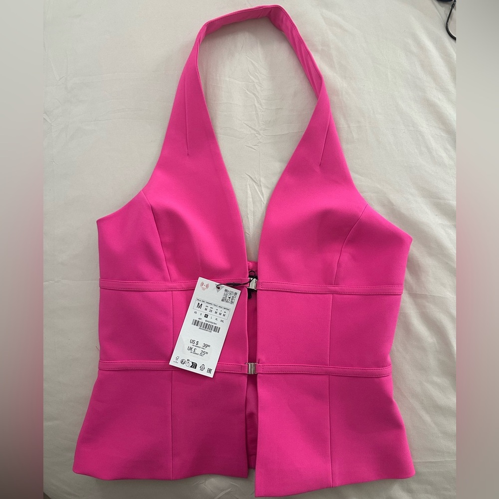 *NWT* Hot Pink ZATA TOP